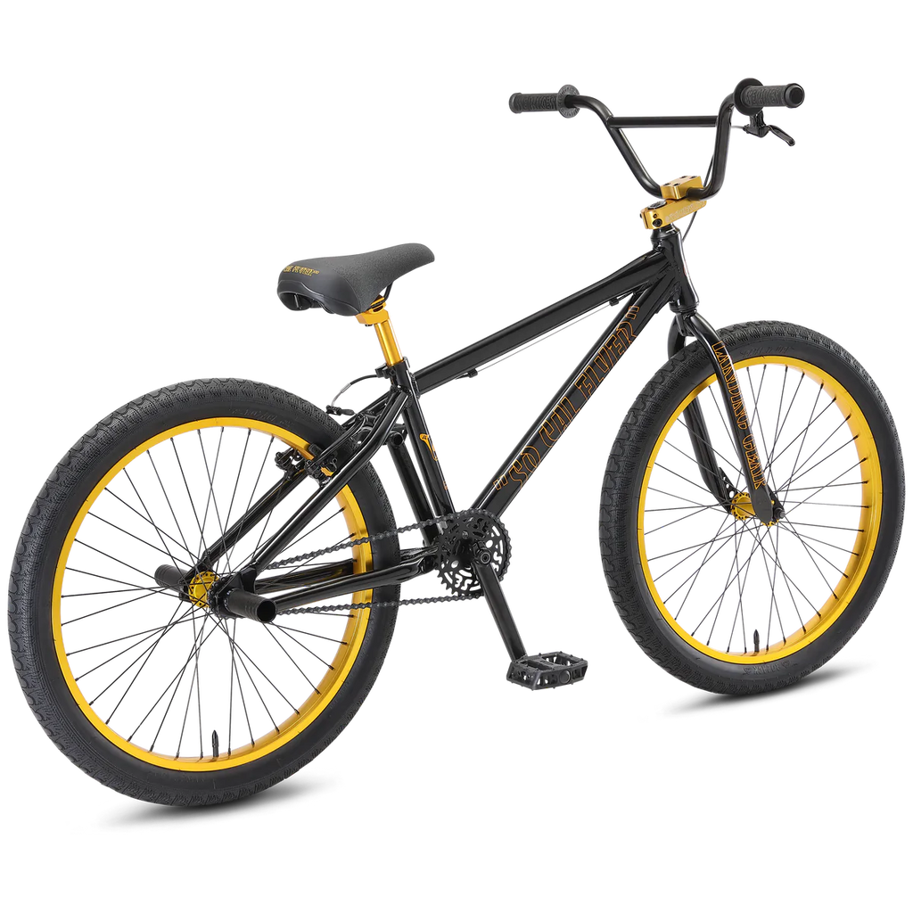 SE Bikes SO CAL Flyer 24" Wheel 2021, Black Stealth, Bixby Bicycles, Oklahoma