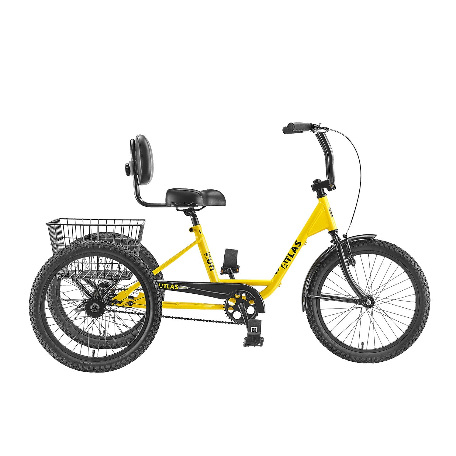 Sun Bicycle Atlas Transit SD, side view Safety Yellow, Bixby Bicycles, Oklahoma