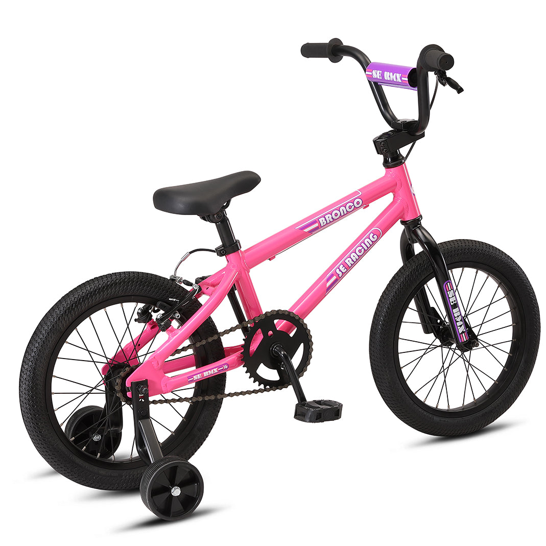 SE Bikes Children's Bronco Pink 16" Wheel 2021, Bixby Bicycles, Oklahoma