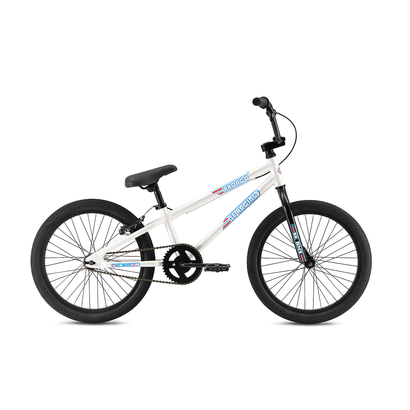 SE Bikes Children's Bronco White 20" Wheel 2021, Bixby Bicycles, Oklahoma