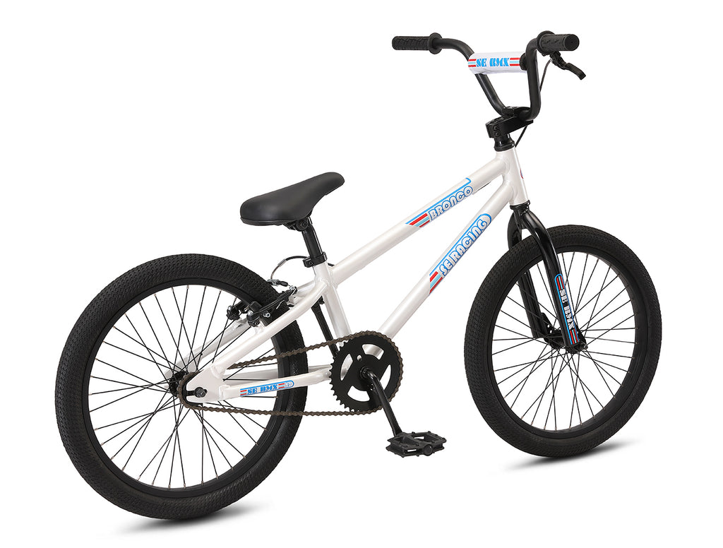 SE Bikes Children's Bronco White 20" Wheel 2021, Bixby Bicycles, Oklahoma