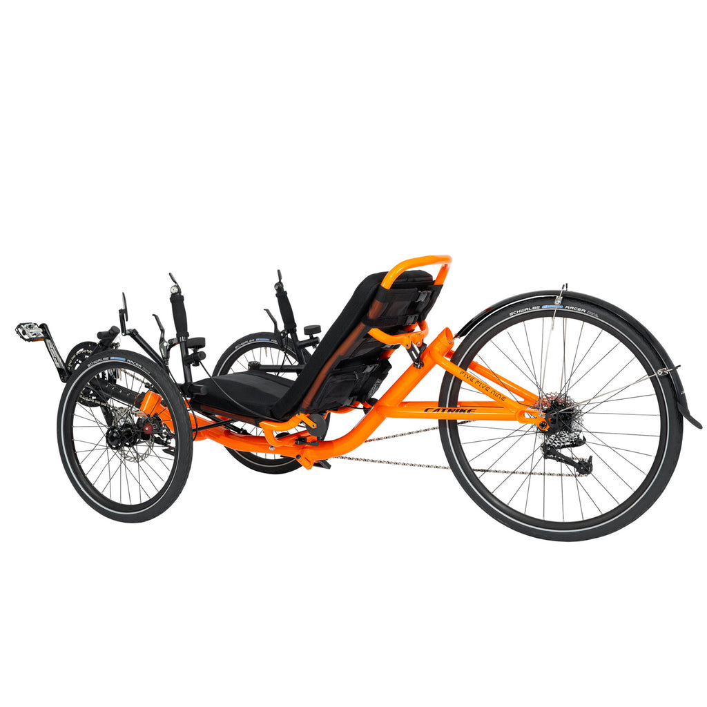 Catrike 5.5.9 Trike rear, Atomic Orange, Bixby Bicycle