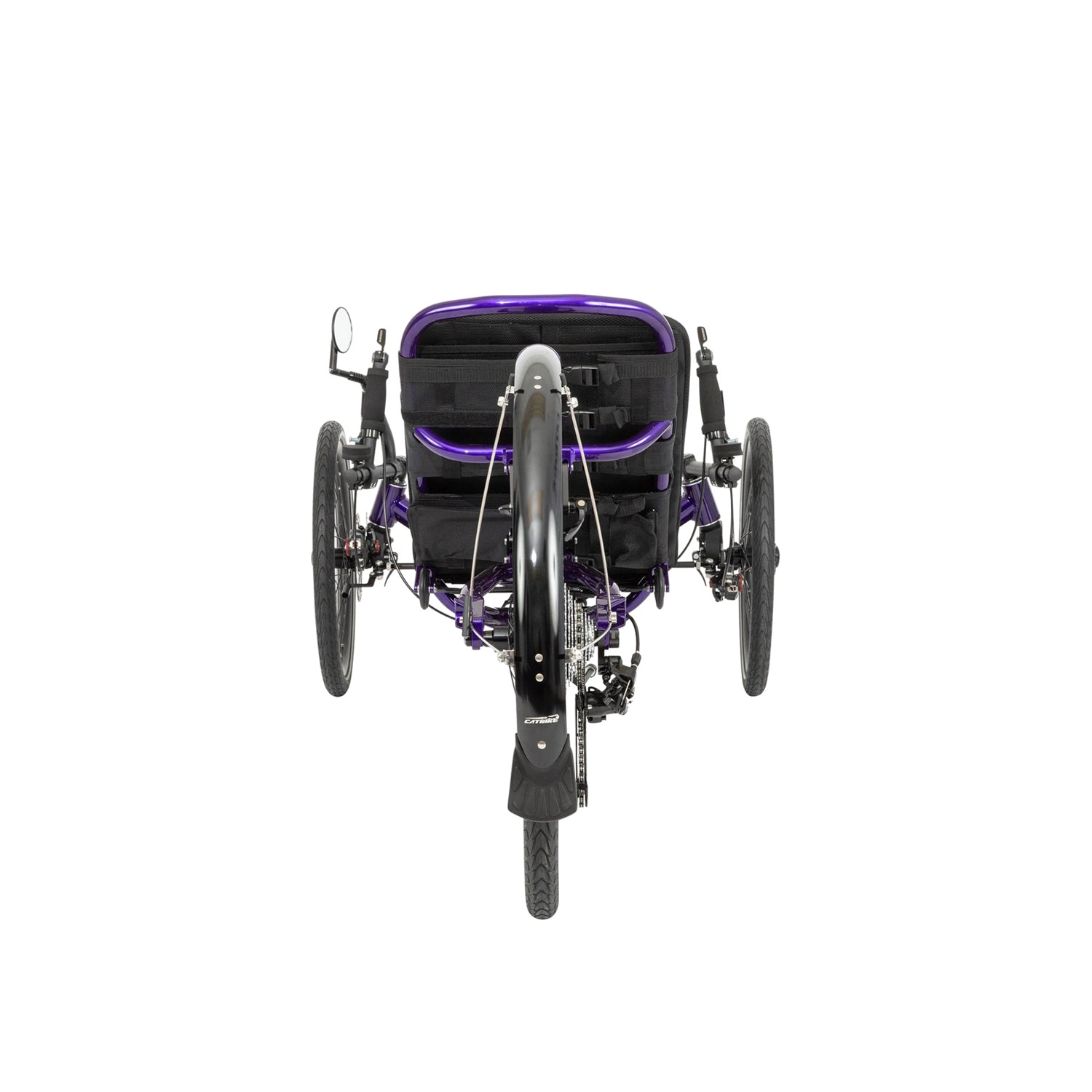 Catrike Dumont Trike Candy Purple back, Bixby Bicycles, Oklahoma