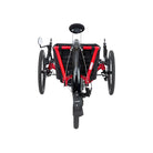 Catrike Expedition Trike Lava Red rear view, Bixby Bicycles, Oklahoma