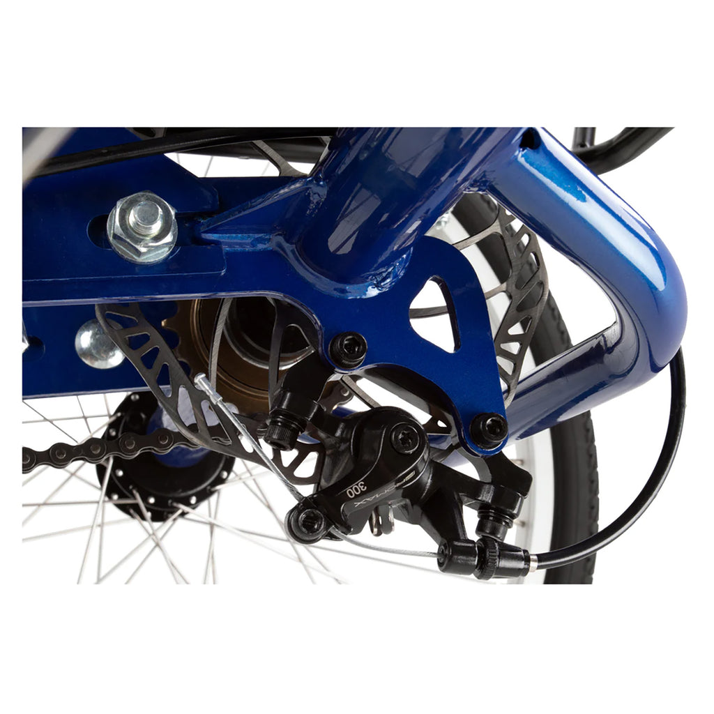 Sun Bicycle E350 Electric Trike, gears Blue Metallic, Bixby Bicycles, Oklahoma