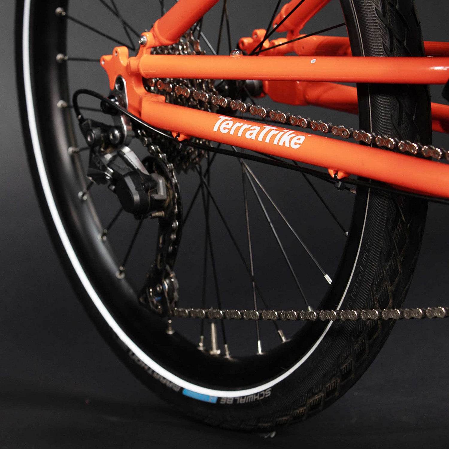 TerraTrike GTS - 2022 Tire, Molten color, Bixby Bicycles, Oklahoma
