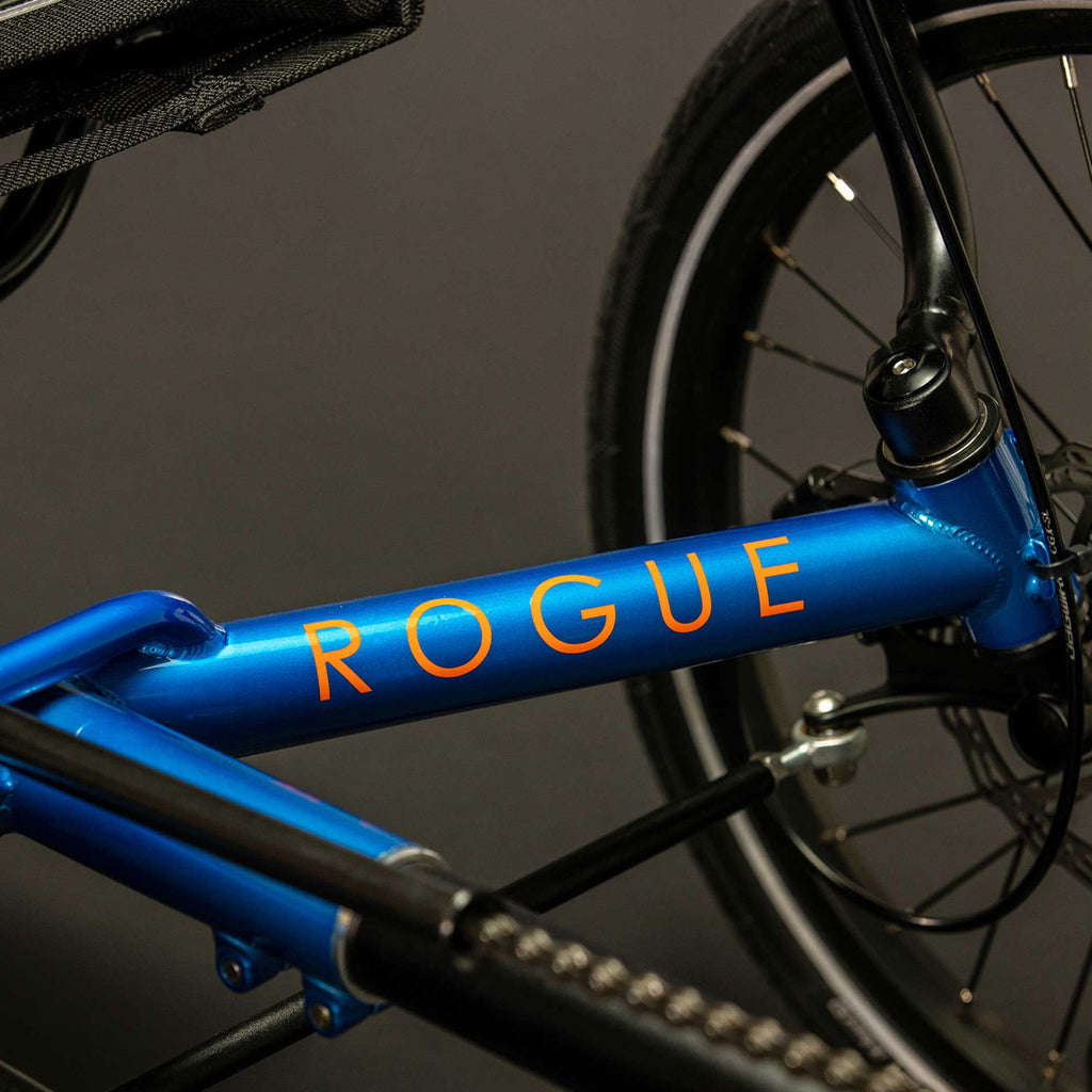 TerraTrike Rouge - City Blue 2022 close up, Bixby Bicycles, Oklahoma